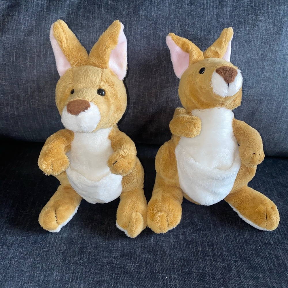 Webkinz Kangaroo HM180 Retired Lot of 2
